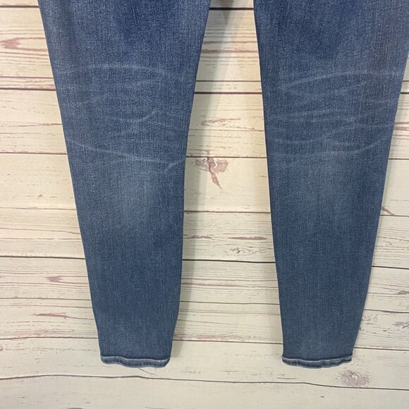 Silver Jeans 'Sam' Women's Size 25 (26 x 28) Straight leg Low Rise Distressed - Picture 4 of 13